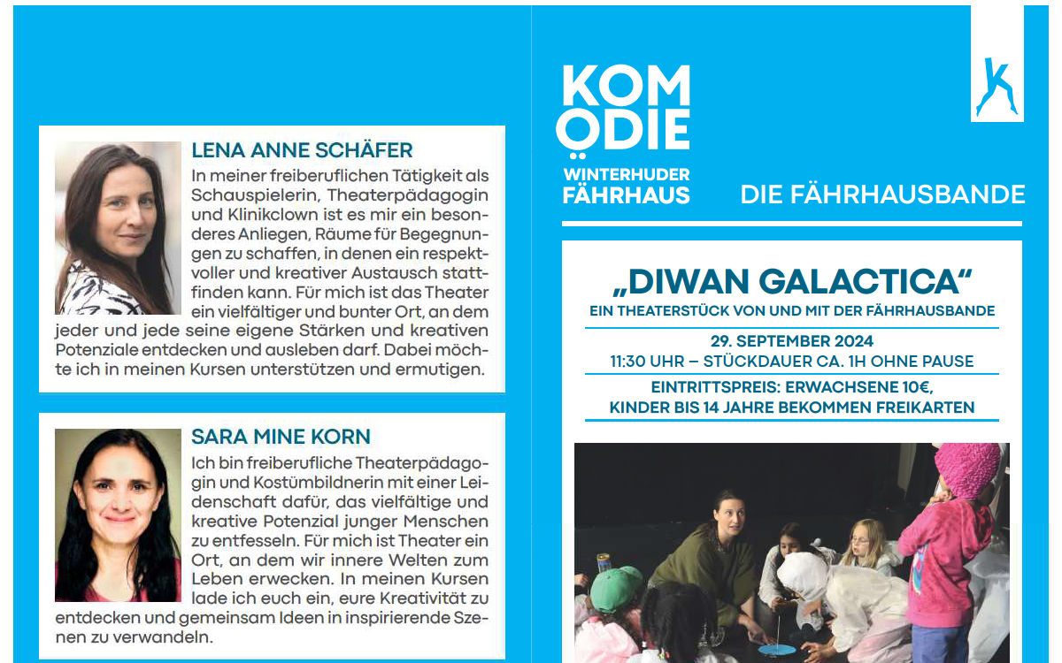 DIE FÄHRHAUSBANDE: Diwan Galactica am 29.09.2024 DIE FÄHRHAUSBANDE: Diwan Galactica am 29.09.2024